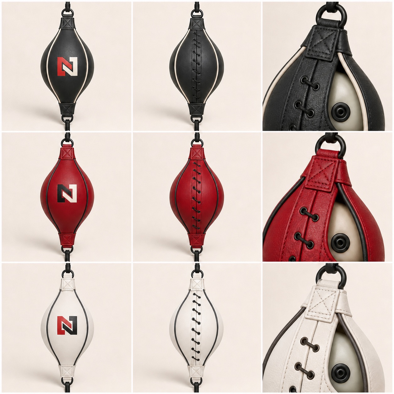 Precision Double-End Bag in Carbon / Ivory