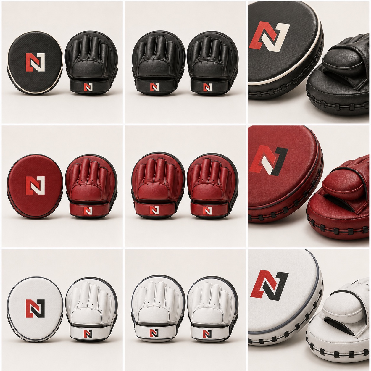 Tempo Micro Focus Mitts in Carbon / Ivory