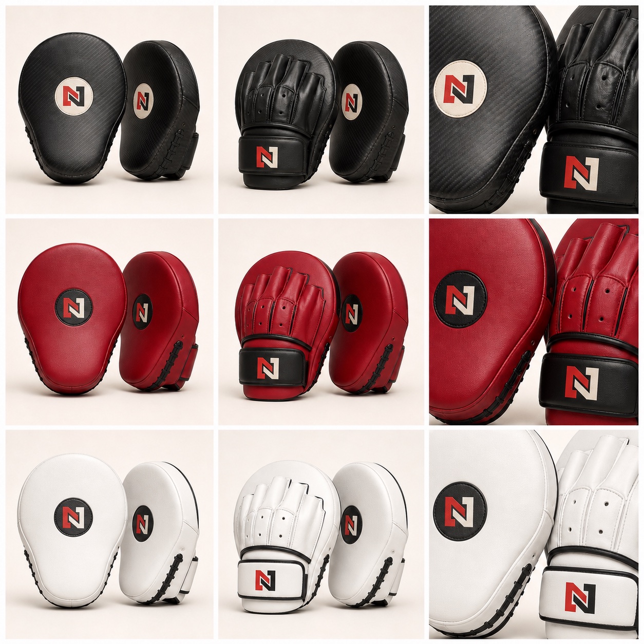 Command Punch Mitts in Carbon / Ivory
